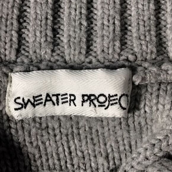 "Sweater Project" woman's shirt sleeve turtle neck sweater - Picture 5 of 5